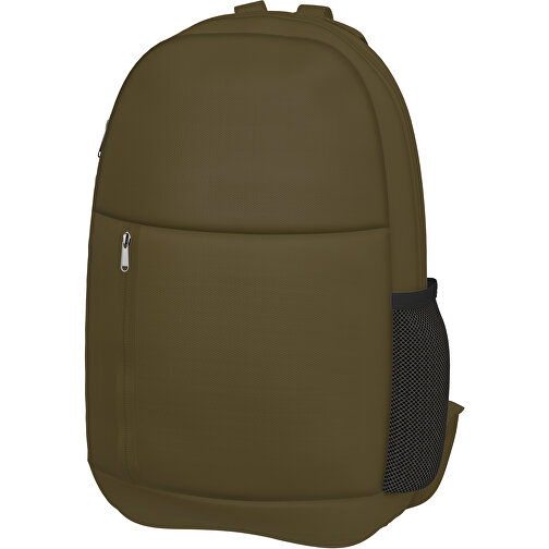 Rucksack Easy , tannengrün, Sublimation-fabric 300g, 15,00cm x 40,00cm x 30,00cm (Länge x Höhe x Breite), Bild 1