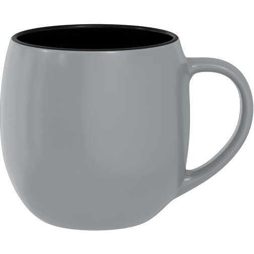 Olaf Aussen Farbig Innen Schwarz 400ml , silber / schwarz, New Bone China Porzellan, 9,00cm x 12,00cm (Höhe x Breite), Bild 1