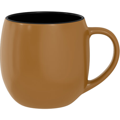 Olaf Aussen Farbig Innen Schwarz 400ml , erdbraun / schwarz, New Bone China Porzellan, 9,00cm x 12,00cm (Höhe x Breite), Bild 1