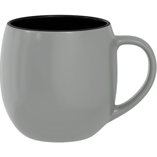 Olaf Aussen Farbig Innen Schwarz 400ml , grau / schwarz, New Bone China Porzellan, 9,00cm x 12,00cm (Höhe x Breite), Bild 1