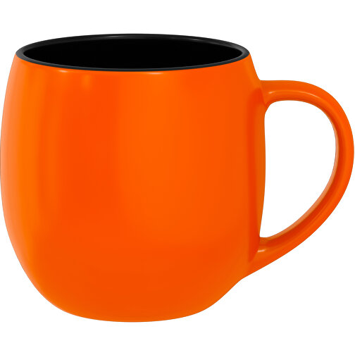 Olaf Aussen Farbig Innen Schwarz 400ml , orange / schwarz, New Bone China Porzellan, 9,00cm x 12,00cm (Höhe x Breite), Bild 1