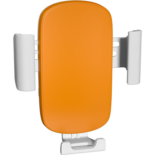 VividHold Qi Charger , kürbisorange / weiß, Kunststoff, 10,50cm x 10,00cm (Höhe x Breite), Bild 1