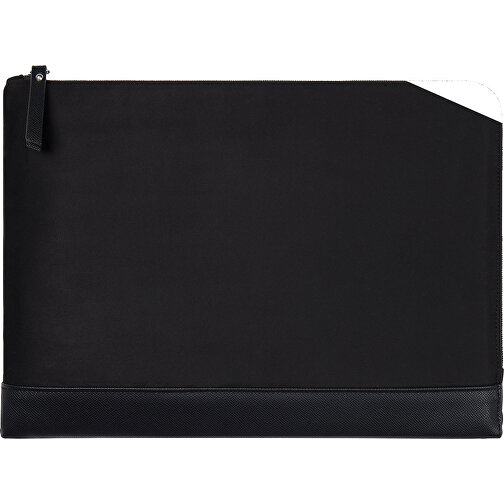 VINGA Marlow 14' Laptop Sleeve Aus RCS Recyceltem Polyester, Schwarz , schwarz, Polyester, 35,50cm x 2,00cm x 25,00cm (Länge x Höhe x Breite), Bild 1