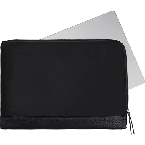 VINGA Marlow 14' Laptop Sleeve en polyester recyclé RCS, noir, Image 2