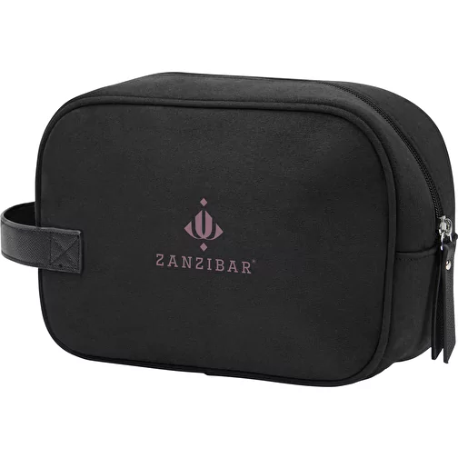 VINGA Marlow trousse de toilette en polyester recyclé RCS, noir, Image 5