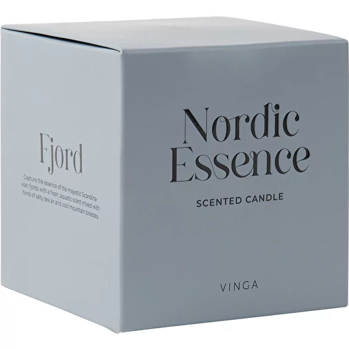 Bougie parfumée Nordic Essence grande, bleue, Image 5