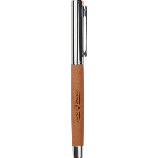 VINGA Bosler stylo en RCS recyclé Stainless-Steel, brun, Image 3