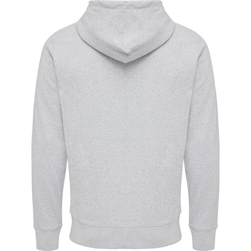 Iqoniq Abisko Zip-Kapuzenpullover Aus Recycelter Baumwolle, Heather Grey , heather grey, 50% recycelte und 50% biologische Baumwolle, XXS, 61,00cm x 1,00cm x 47,00cm (Länge x Höhe x Breite), Bild 2