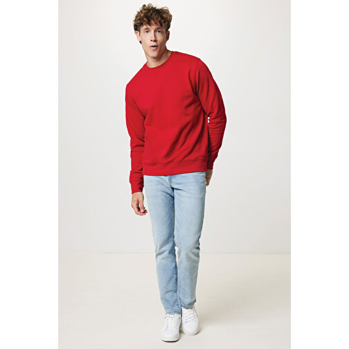 Iqoniq Etosha Lightweight Sweater en coton recyclé, rouge, Image 10