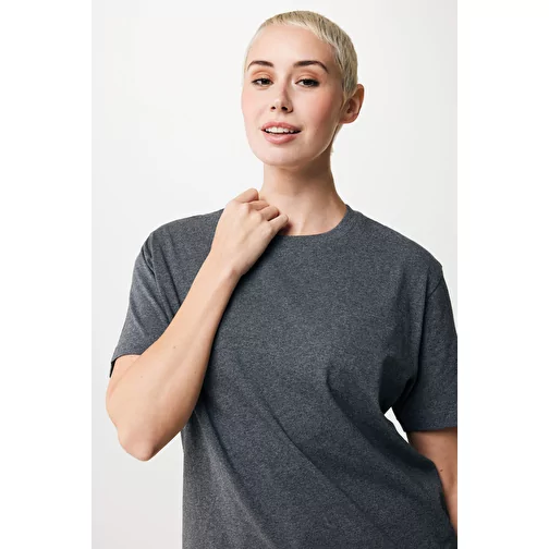 Iqoniq Teide T-shirt en coton recyclé, non teint anthracite, Image 8