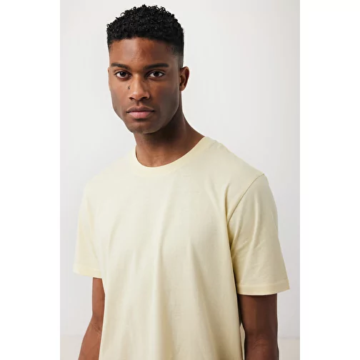 Iqoniq Sierra Lightweight T-shirt en coton recyclé, cream yellow, Image 8