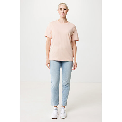 Iqoniq Kakadu Relaxed T-Shirt Aus Recycelter Baumwolle, Peach Nectar , peach nectar, 50% recycelte und 50% biologische Baumwolle, XXS, 64,00cm x 1,00cm x 50,00cm (Länge x Höhe x Breite), Bild 7