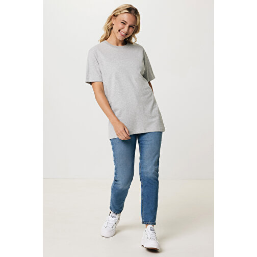 Iqoniq Kakadu Relaxed T-Shirt Aus Recycelter Baumwolle, Heather Grey , heather grey, 50% recycelte und 50% biologische Baumwolle, XXS, 64,00cm x 1,00cm x 50,00cm (Länge x Höhe x Breite), Bild 5