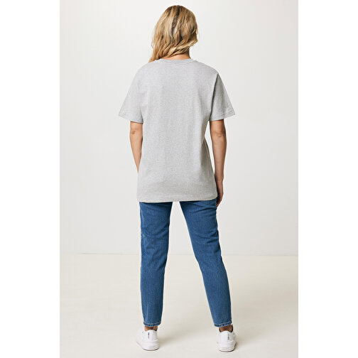 Iqoniq Kakadu Relaxed T-Shirt Aus Recycelter Baumwolle, Heather Grey , heather grey, 50% recycelte und 50% biologische Baumwolle, XXS, 64,00cm x 1,00cm x 50,00cm (Länge x Höhe x Breite), Bild 8