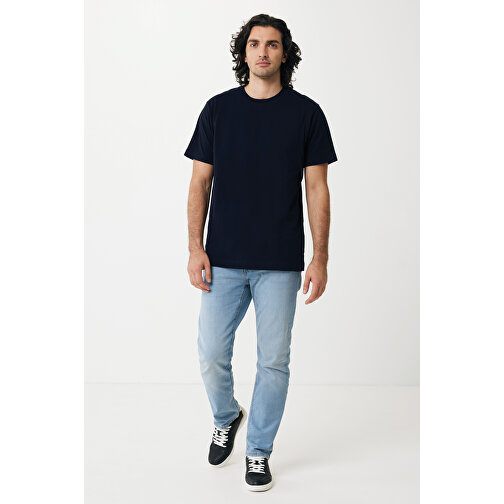 Iqoniq Kakadu Relaxed T-Shirt Aus Recycelter Baumwolle, Navy Blau , navy blau, 50% recycelte und 50% biologische Baumwolle, XXS, 64,00cm x 1,00cm x 50,00cm (Länge x Höhe x Breite), Bild 8