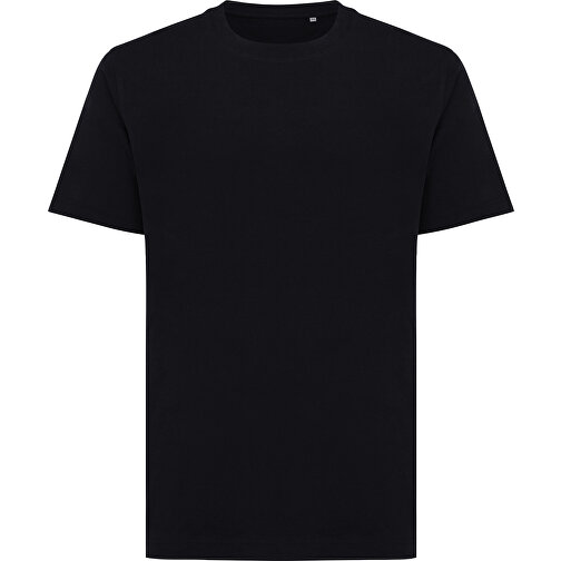 Iqoniq Kakadu Relaxed T-Shirt Aus Recycelter Baumwolle, Schwarz , schwarz, 50% recycelte und 50% biologische Baumwolle, XXS, 64,00cm x 1,00cm x 50,00cm (Länge x Höhe x Breite), Bild 1