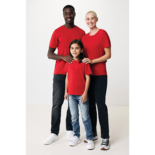 Iqoniq Yala Damen T-Shirt Aus Recycelter Baumwolle, Rot , rot, 30% recycelte und 70% biologische Baumwolle, S, 65,00cm x 1,00cm x 50,00cm (Länge x Höhe x Breite), Bild 8