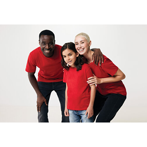 Iqoniq Yala Damen T-Shirt Aus Recycelter Baumwolle, Rot , rot, 30% recycelte und 70% biologische Baumwolle, S, 65,00cm x 1,00cm x 50,00cm (Länge x Höhe x Breite), Bild 9