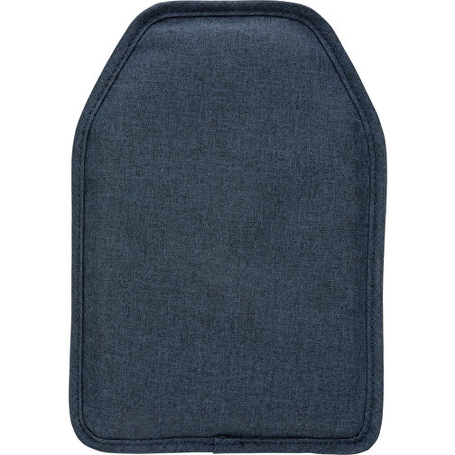 Vino AWARE™ RPET Weinkühler-Sleeve, Navy Blau , navy blau, PET - recycelt, 15,50cm x 22,50cm x 2,50cm (Länge x Höhe x Breite), Bild 4