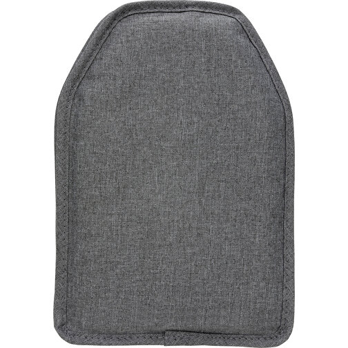 Vino AWARE™ RPET Weinkühler-Sleeve, Grau , grau, PET - recycelt, 15,50cm x 22,50cm x 2,50cm (Länge x Höhe x Breite), Bild 6