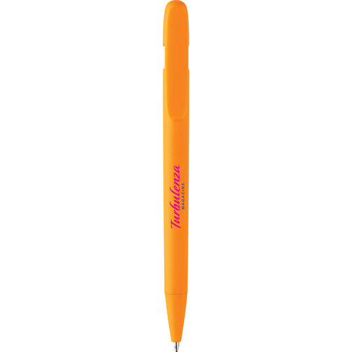 Devin Solid Stift Aus GRS Zertifiziertem RABS, Orange , orange, ABS - recycelt, 14,00cm (Höhe), Bild 6