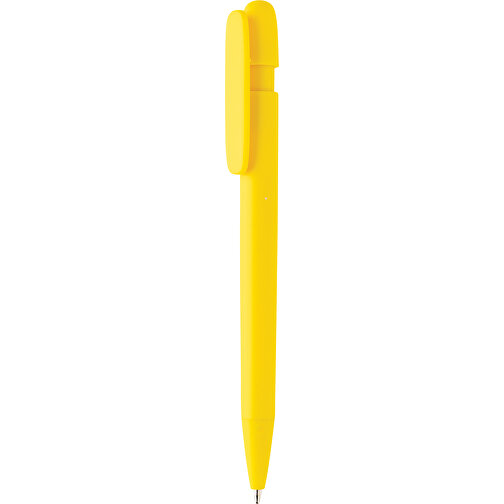 Penna Devin Solid in rABS certificato GRS, giallo, Immagine 1