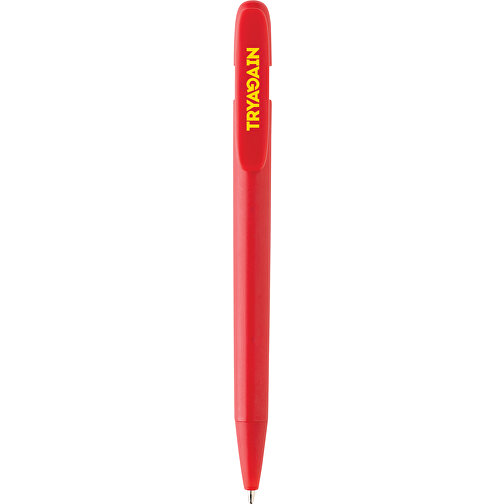 Devin Solid Stift Aus GRS Zertifiziertem RABS, Rot , rot, ABS - recycelt, 14,00cm (Höhe), Bild 6