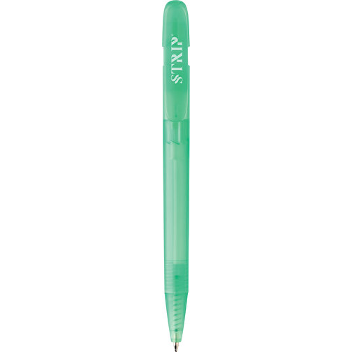 Stylo transparent Devin en rABS certifié GRS, vert, Image 7