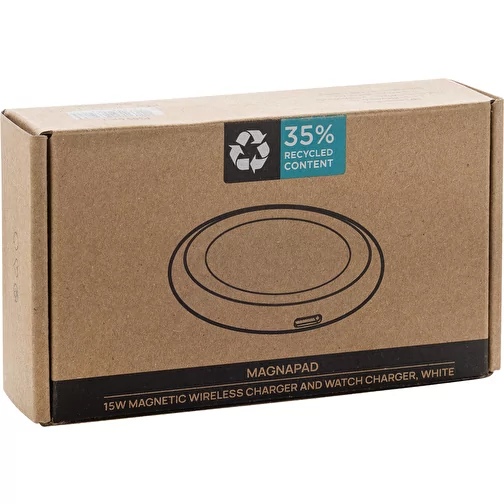 Magnapad chargeur magnétique 3 en 1 15W en plastique RCS r, blanc, Image 13