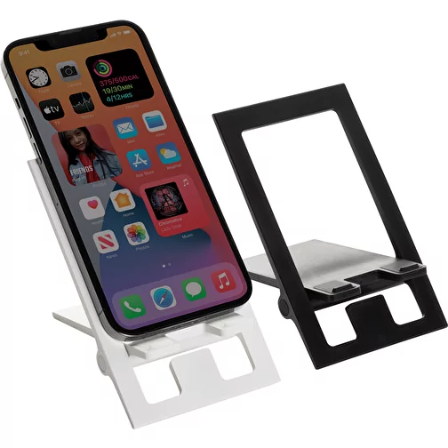SnapStand support de téléphone pliable en ABS recyclé RCS, noir, Image 13