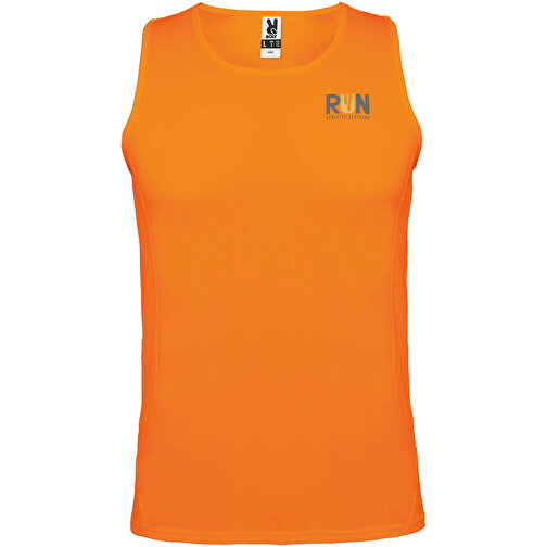 Andre Sport Top Für Kinder , fluor orange, Piqué Strick mit Cool Fit Finish 100% Polyester, 140 g/m2, 11/12, , Bild 2