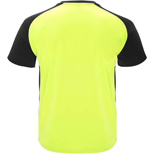 Bugatti T-Shirt Unisex Aus Recyceltem Material , fluor yellow / schwarz, Mesh mit Cool Fit Finish 100% Polyester, 140 g/m2, S, , Bild 3