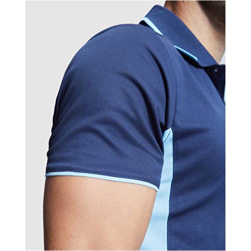 Montmelo Sport Poloshirt Unisex , weiss / schwarz, Piqué Strick mit Cool Fit Finish 100% Polyester, 150 g/m2, 2XL, , Bild 5