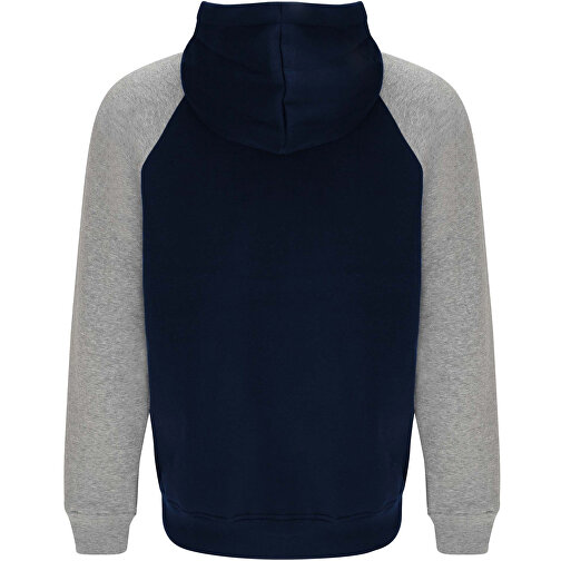 Badet Zweifarbiger Kapuzenpullover Für Kinder , navy blue / heather grau, Gebürsteter Sweatshirt Strick 50% Baumwolle, 50% Polyester, 280 g/m2, 5/6, , Bild 3