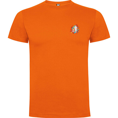 Dogo Premium T-Shirt Für Kinder , orange, Single jersey Strick 100% Baumwolle, 165 g/m2, 3/4, , Bild 2