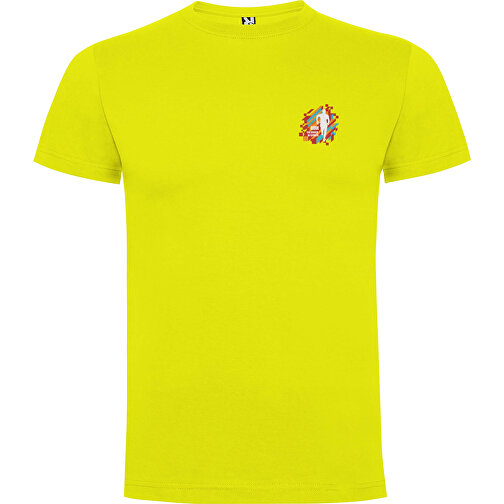 Dogo Premium T-Shirt Für Kinder , lemon lime, Single jersey Strick 100% Baumwolle, 165 g/m2, 3/4, , Bild 2