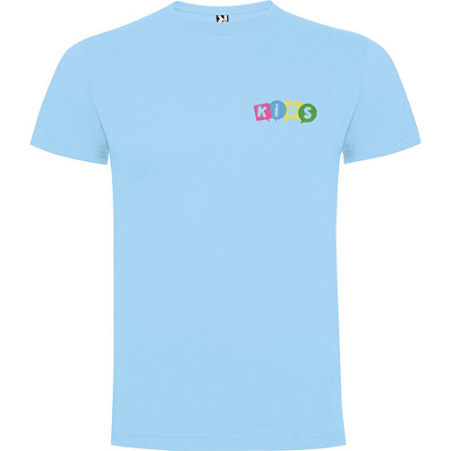 Dogo Premium T-Shirt Für Kinder , himmelblau, Single jersey Strick 100% Baumwolle, 165 g/m2, 11/12, , Bild 2