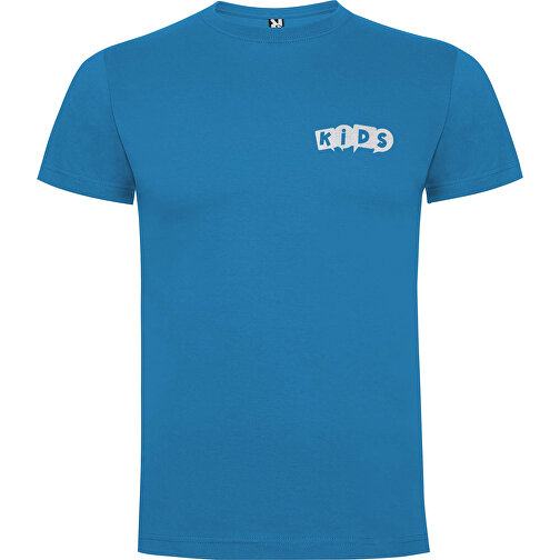 Dogo Premium T-Shirt Für Kinder , ozeanblau, Single jersey Strick 100% Baumwolle, 165 g/m2, 5/6, , Bild 2