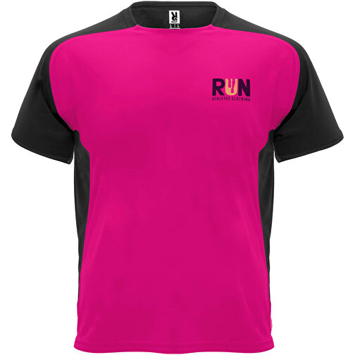 Bugatti Sport T-Shirt Für Kinder , fuchsia / schwarz, Mesh mit Cool Fit Finish 100% Polyester, 140 g/m2, 12, , Bild 2