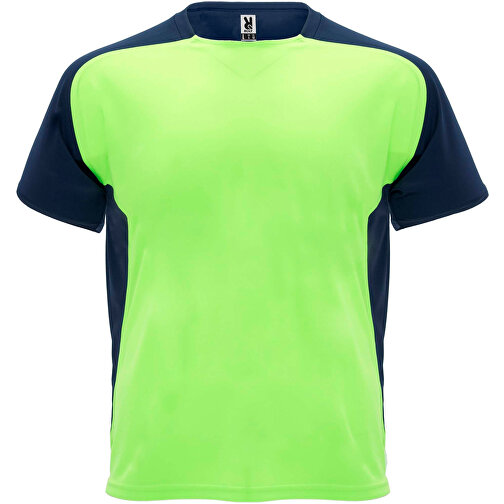 Bugatti Sport T-Shirt Für Kinder , fluor green / navy blue, Mesh mit Cool Fit Finish 100% Polyester, 140 g/m2, 12, , Bild 1