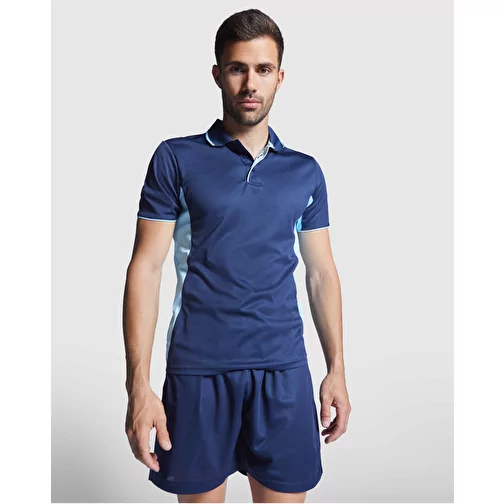 Montmelo kortärmad unisex sportpolo, Bild 4