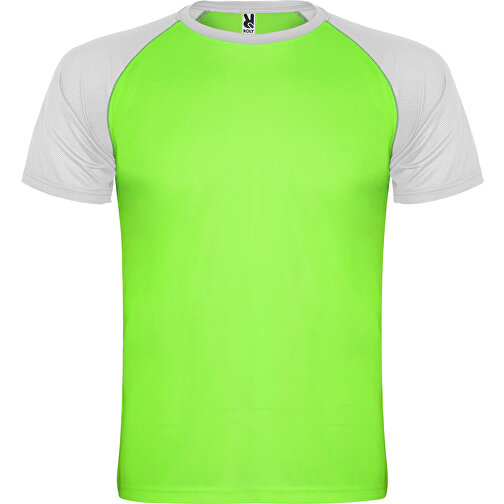 Indianapolis Sport T-Shirt Für Kinder , fluor green / weiss, Mesh mit Cool Fit Finish 100% Polyester, 140 g/m2, 16, , Bild 1