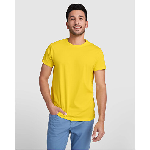 Dogo Premium T-Shirt Für Herren , gelb, Single jersey Strick 100% Baumwolle, 165 g/m2, 3XL, , Bild 3