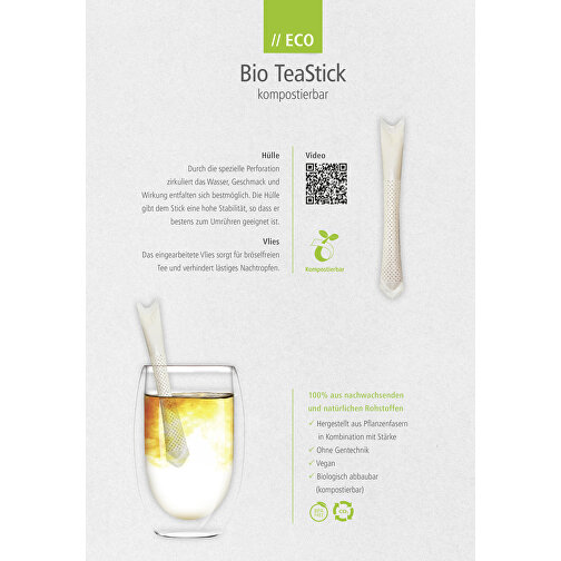 Tea-V-Card visitkort inkl. 1 BIO TeaStick 'Individ. Design', Bild 6