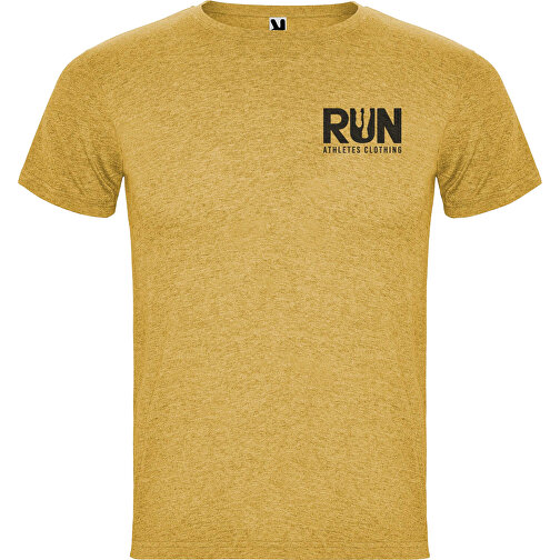 Fox T-Shirt Für Herren , heather mustard, Single jersey Strick 65% Polyester, 35% Baumwolle, 150 g/m2, S, , Bild 2