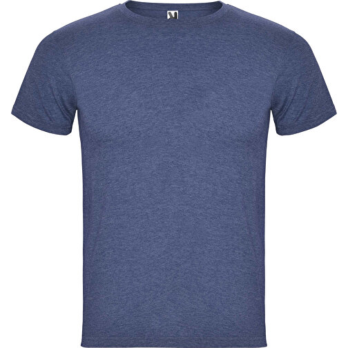 Fox T-Shirt Für Herren , heather denim blue, Single jersey Strick 65% Polyester, 35% Baumwolle, 150 g/m2, L, , Bild 1