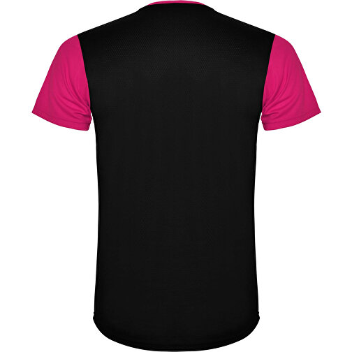 Detroit T-Shirt Unisex Aus Recyceltem Material , fuchsia / schwarz, Mesh mit Cool Fit Finish 100% Polyester, 130 g/m2, Contrast fabric, Mesh mit Cool Fit Finish 100% Polyester, 130 g/m2, S, , Bild 3