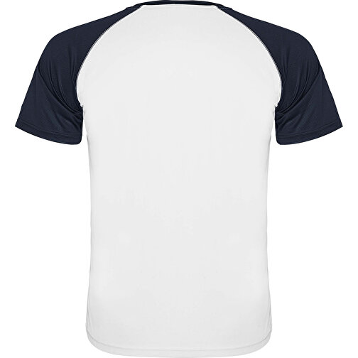 Indianapolis T-Shirt Unisex Aus Recyceltem Material , weiss / navy blue, Mesh mit Cool Fit Finish 100% Polyester, 140 g/m2, S, , Bild 3