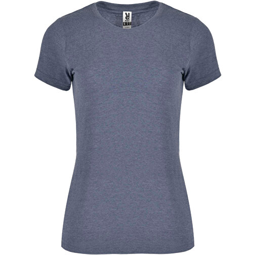 Fox T-Shirt Für Damen , heather denim blue, Single jersey Strick 65% Polyester, 35% Baumwolle, 150 g/m2, M, , Bild 1