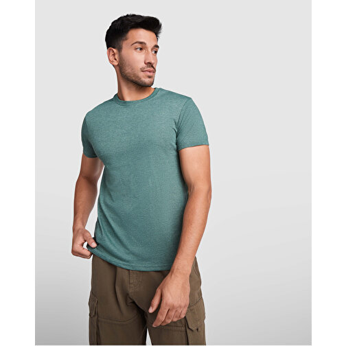 Fox T-Shirt Für Herren , heather bottle green, Single jersey Strick 65% Polyester, 35% Baumwolle, 150 g/m2, 3XL, , Bild 5